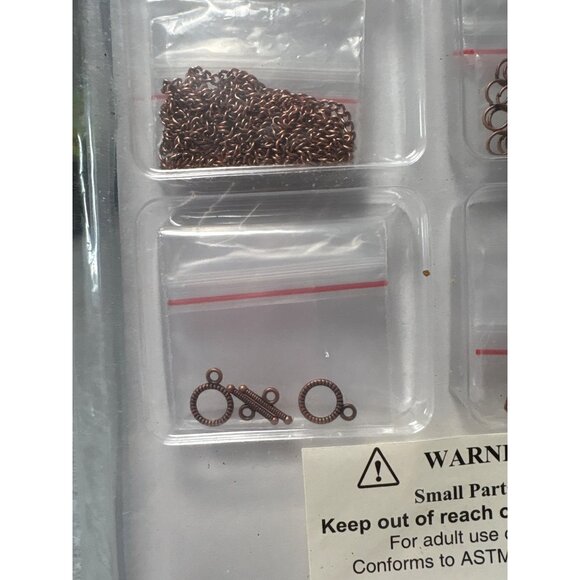 Annies Simply Beads Kit Layered Copper Necklace & Earrings Jewelry Making Set - Picture 5 of 9